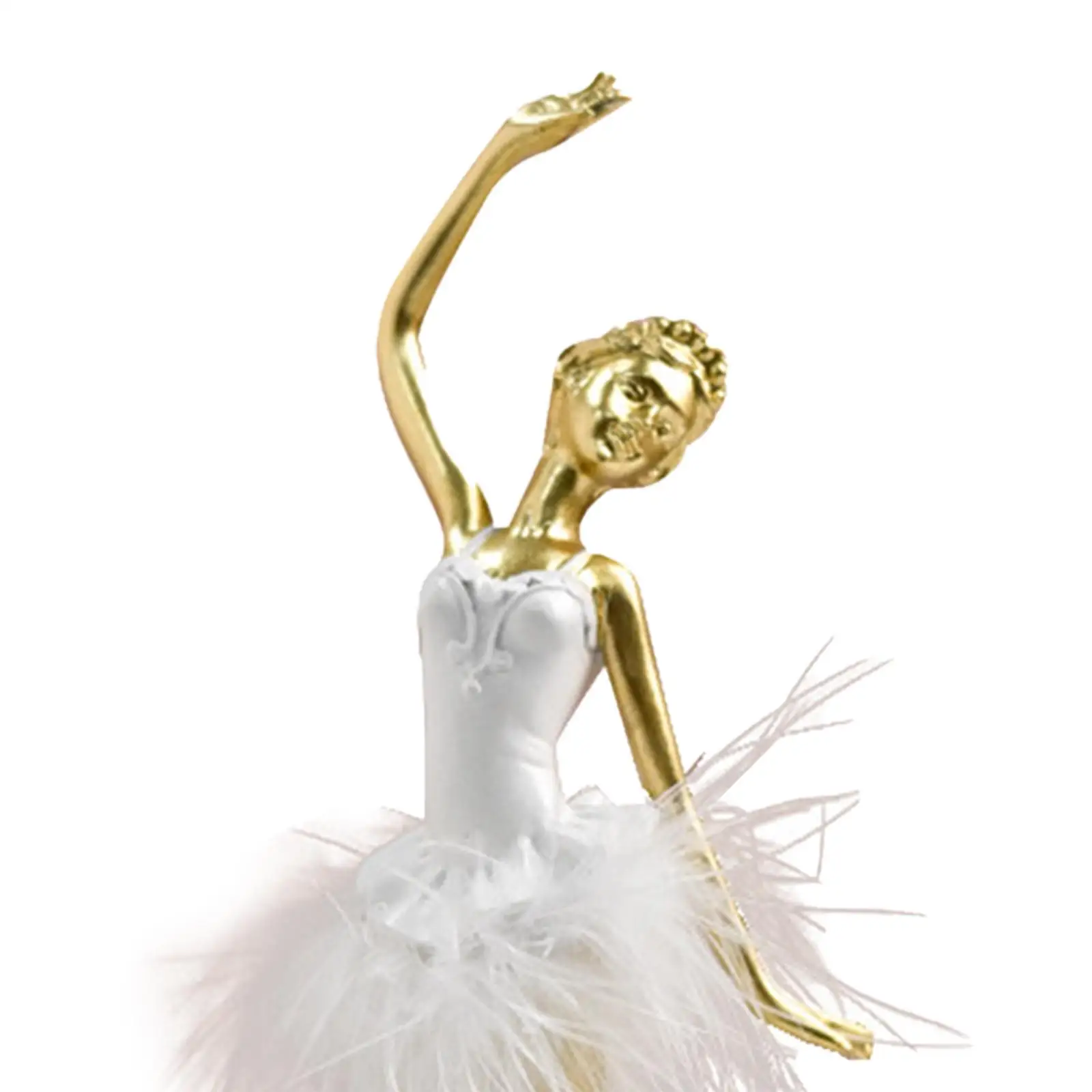 Ballerina Statue Ballet Dancer Sculpture Table Decoration Resin Girl Figure for