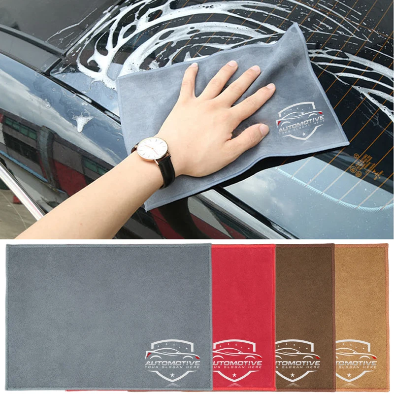 

Microfiber Car Wash Towel Soft Drying Cloth Car Body Towels Double Layer Plush Thicken Water Absorption Rag For Auto Motive