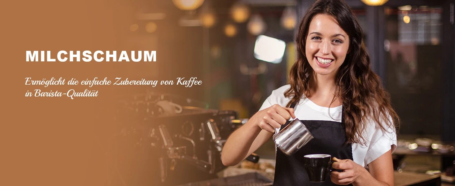 BioloMix Elektrischer 4-in-1 automatischer Heiß- und Kaltmilchaufschäumer für Latte, Schaumbereiter, heiße Schokolade, Cappuccino – Detail 2