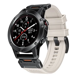 Silicone Watchband - Durable Rubber Bracelet for Multi-Sport Watches, 22/26MM (Star)