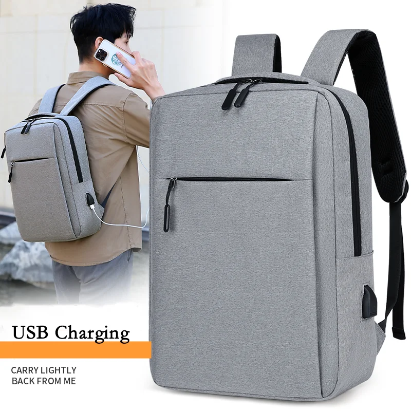 

Business Laptop Backpack Large Capacity Multifunctional Usb Charging Waterproof Film Backbag Casual Shoulder Bag For Men Mochila