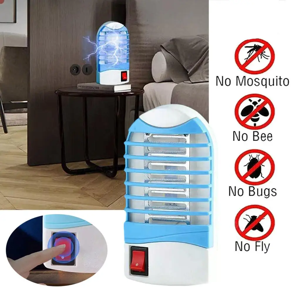Summer Electric Mosquito Light Worm Killing Blue Light Repellent Trap Mosquito Insect Mosquitoes Bedroom Outdoor Port M3G5