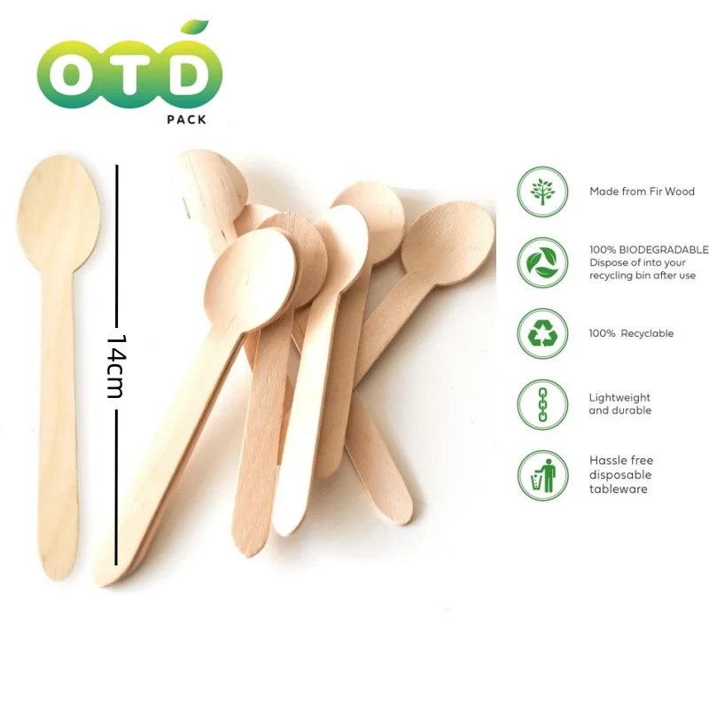 WOODEN SPOONS 14CM