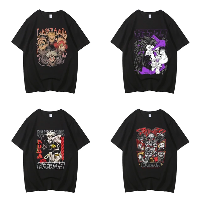Japanese Anime Gachiakuta T-shirt Men Women T-shirt Hip Hop Y2k Female Male Clothing Harajuku High Quality Cotton Top 1