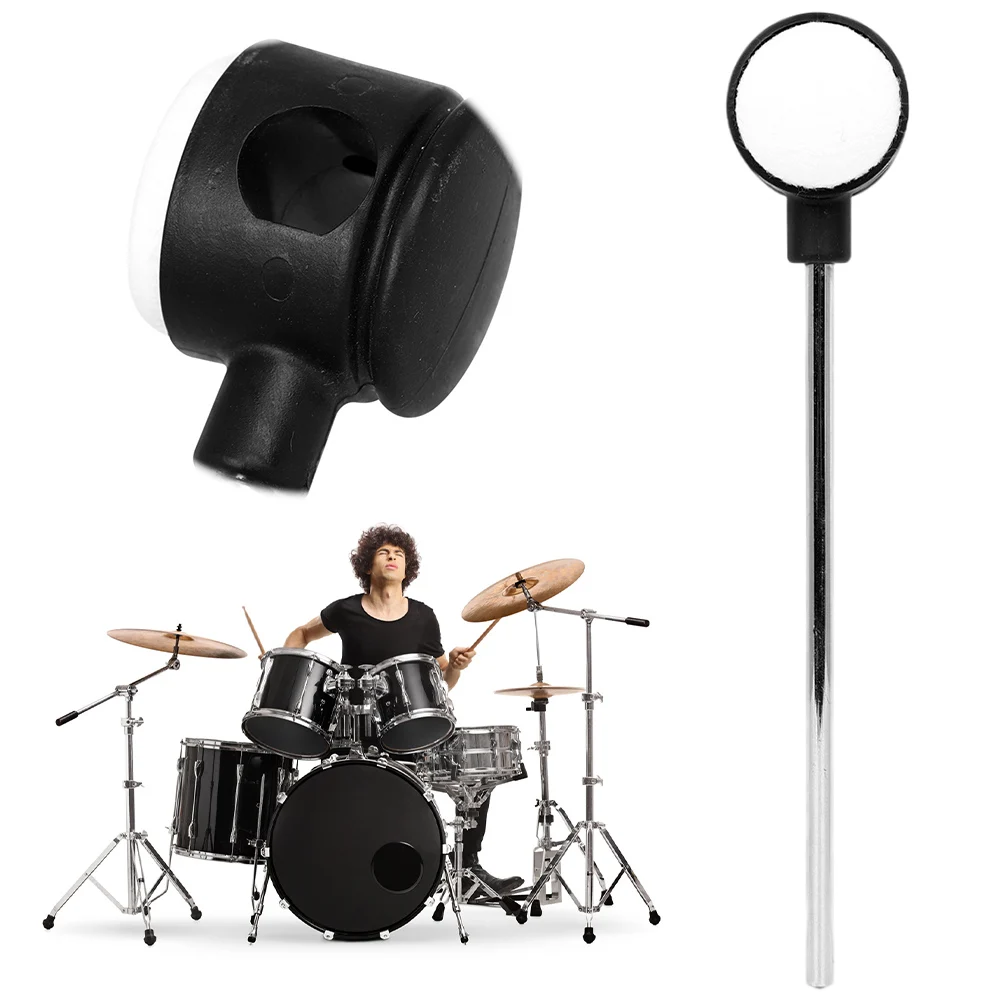 Percussion Instrument Hammer Head with Felt Head Bass Drum Beater Professional Drum Hammer for Kick Drum Percussion Instruments