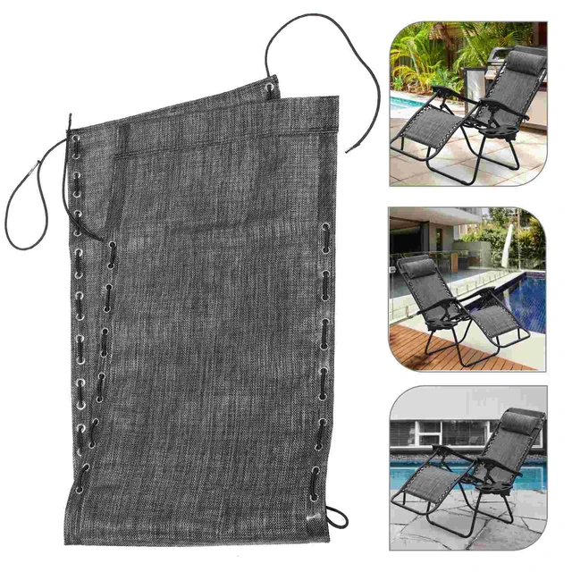 Tragbarer Stuhl Camping Stoff Ersatz Strand Lounge Stoff Zubehör Terrasse  Chaiselongue Reparatur für klappbare Liege