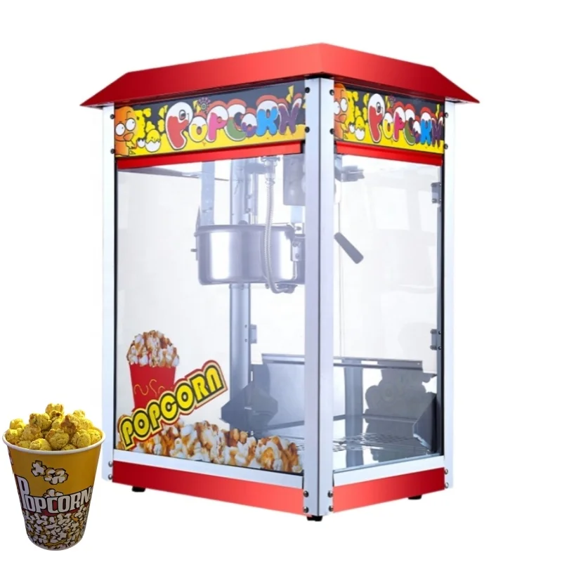 Automatic Sweet Caramel Popcorn Machine Electric Industrial Popcorn Machine For Cinema