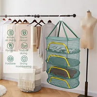 Hanging Mesh Drying Rack Folding Food Drying Net Multifunctional Drying Net for Clothes Toys Herbs Vegetables Fruits Fish Plants 2