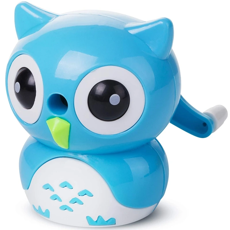 

Kynsna Manual Pencil Sharpener, Owl Shaped Sharpener, Pencil Sharpener for Kids, Pencil Sharpener for Colored Pencils
