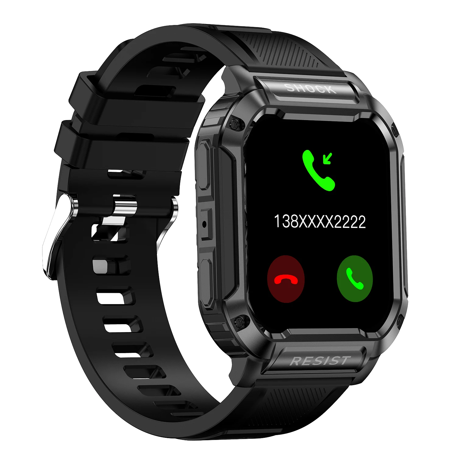 

Bluetooth Call Exercise Record Heart Rate Blood Pressure Blood Oxygen And Other Health Monitoring Smartwatch For Men And Women