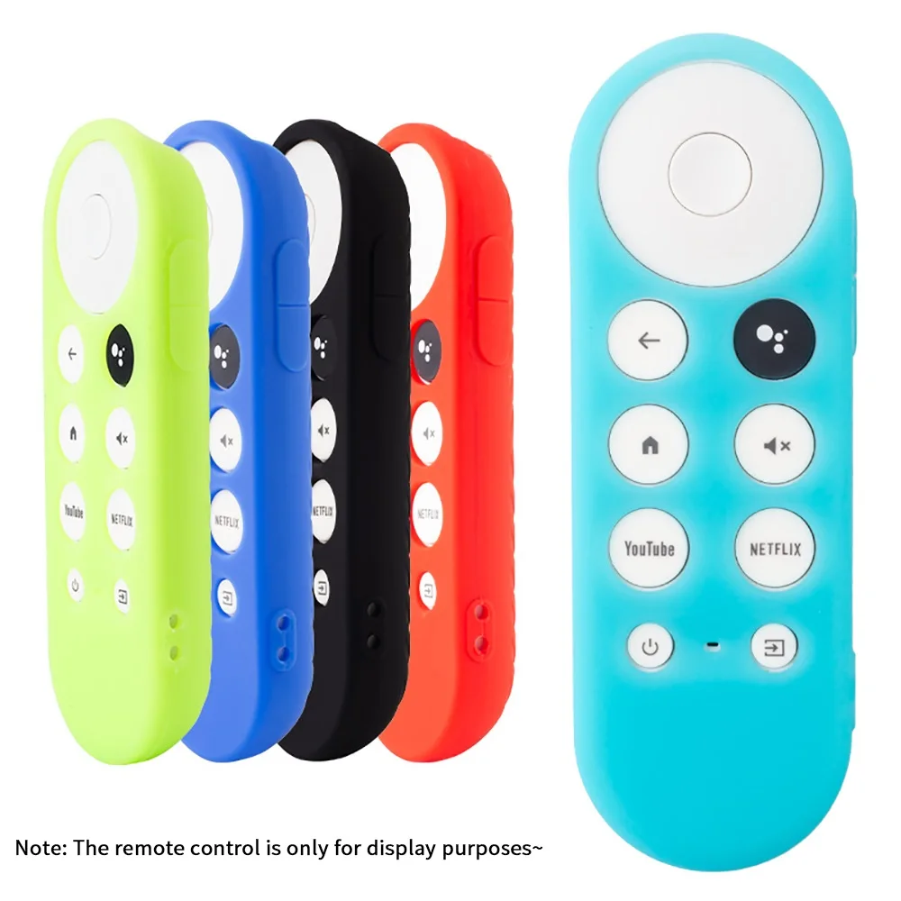 Silicone Protective Case Google Chromecast SmartTV Remote Control Non-slip Durable Shockpro Protective Cover Shell silicone remote case