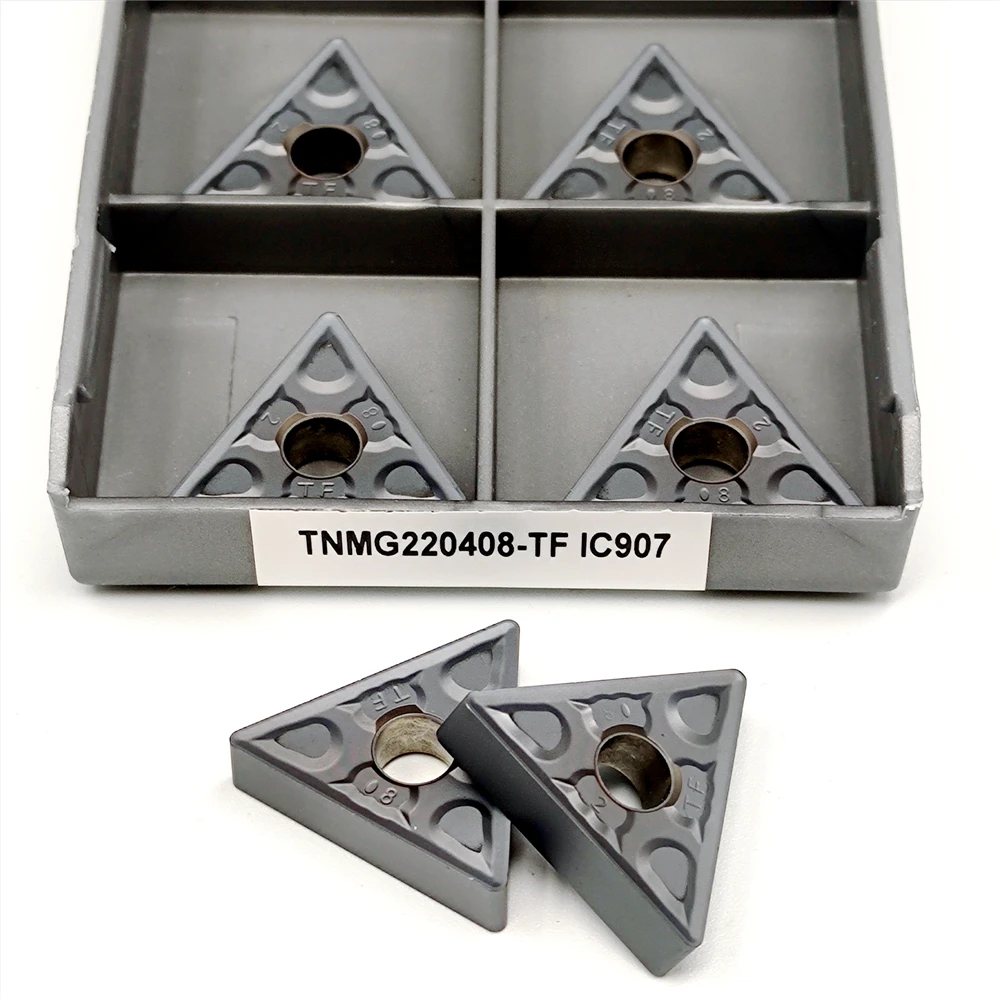

10Pcs TNMG220408 TF IC907 IC908 Carbide Insert Indexable CNC Milling Machine TNMG 220408 Turning For Holder CuttingTool