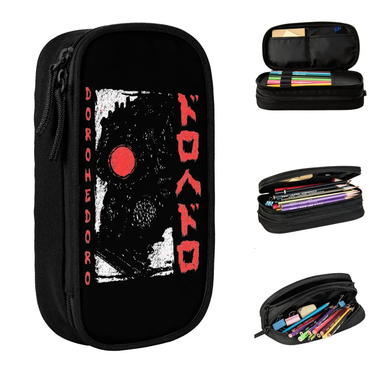 Dorohedoro Astucci Kaiman Astucci Manga Anime Pencil Box Pen Box Per Studenti Borse Di Grande Capacità Studenti Scuola Cerniera Cancelleria