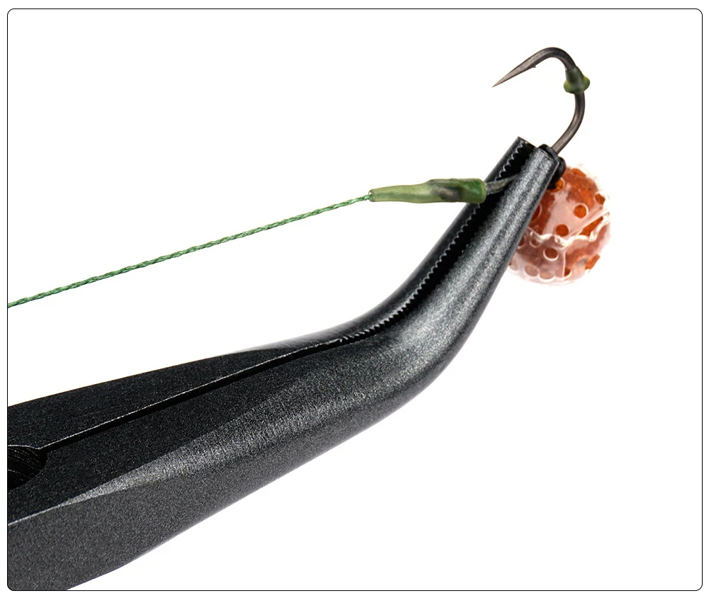 Hirisi Gebogene Angelzange, 29 cm, lange Nase, Angelhaken-Entferner, Kohlenstoffstahl, Salzwasser-Gerät, Zubehör, Werkzeuge, PX03 – Detail 7