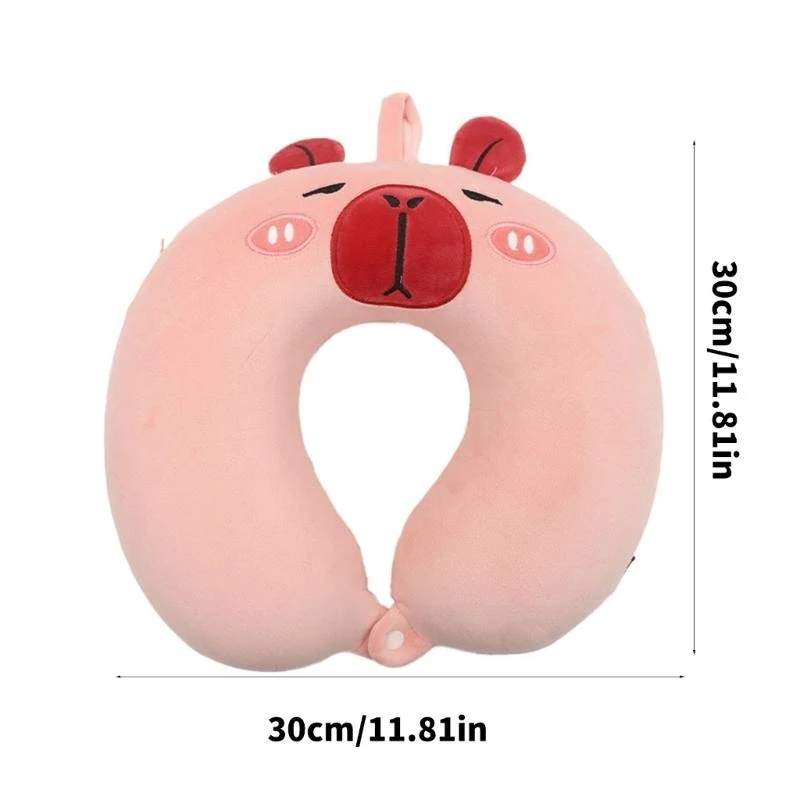 Reisefreundliches Tier Usthaped Neck Kissen Kissen sorgen für volle Nackenstütze B03E – Detail 9
