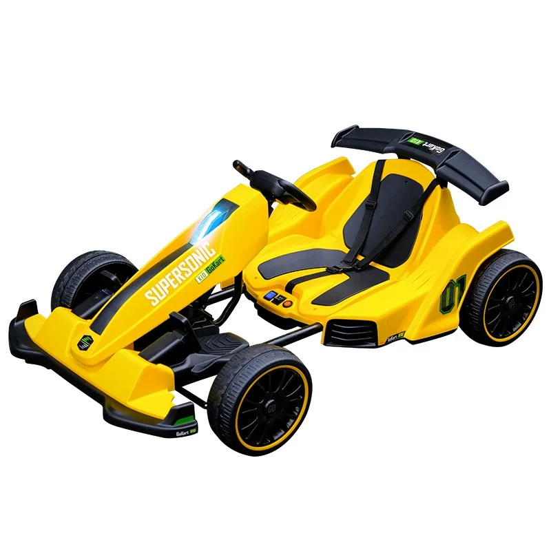 Go Kart, Electric Drift Kart, Durable Racing Kart for Kids Adults Outdoor Fun