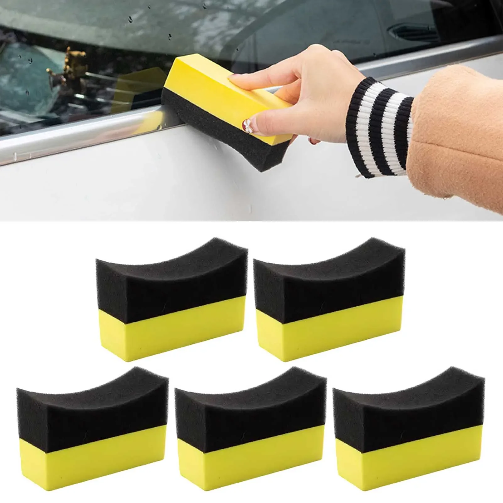 Car Wheel Polishing Sponge Brush Tire Cleaning Tool
