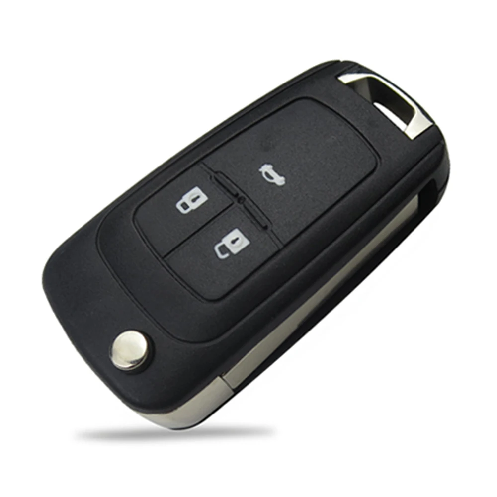 OkeyTech 2/3/4/5 Buttons Car Flip Folding Remote Control Key Shell For Chevrolet Cruze Epica Lova Camaro Impala HU100