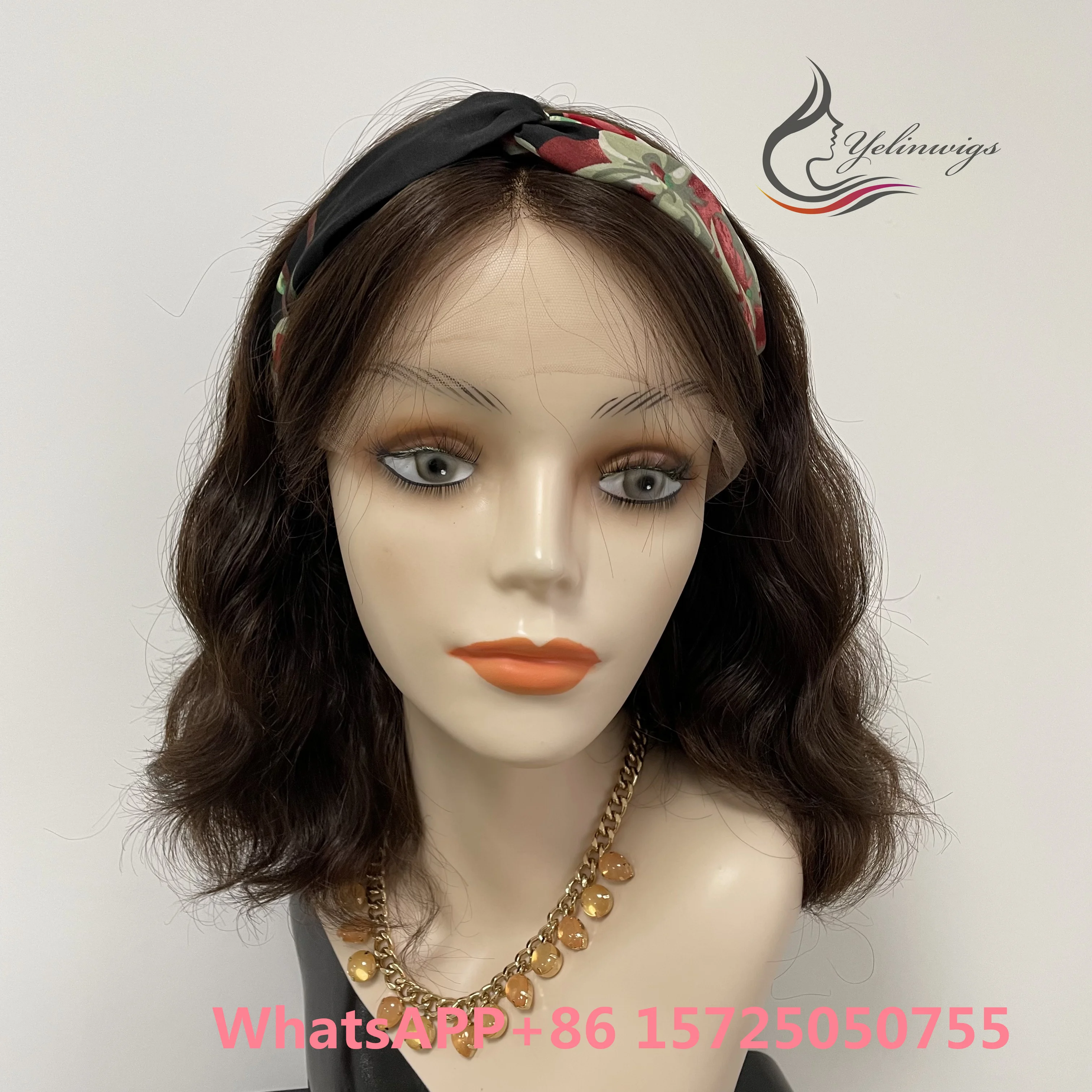 ​The Most Popular New Wave Jewish Wig European Virgin Hair Lace Top Wig Natural Wavy Kosher Lace Top In Stock