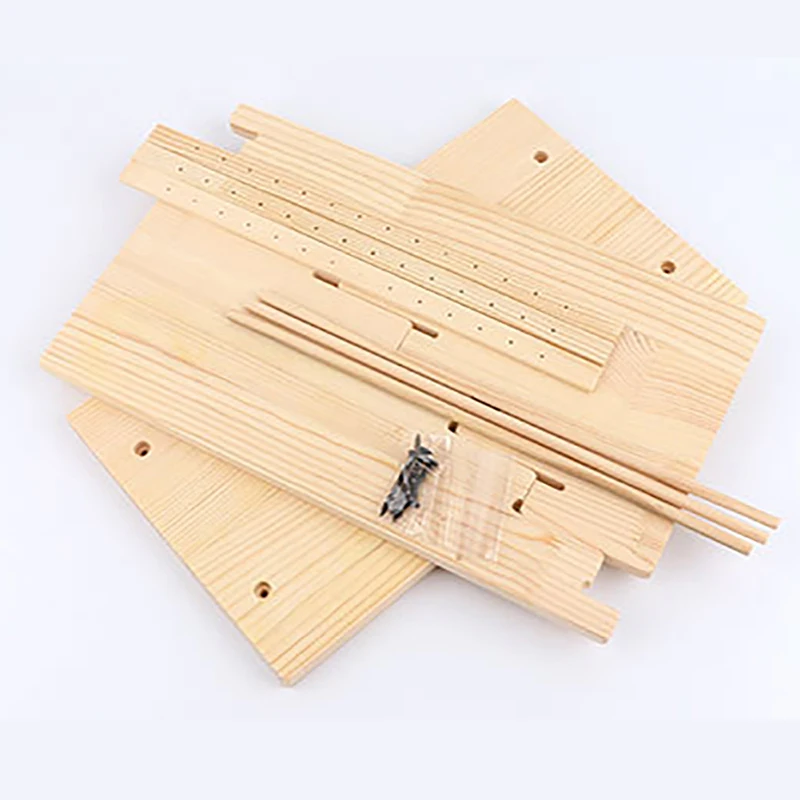 Earring Display Stands Wooden Jewelry Holders Ring Necklace Bracelet Organizer Racks Stall Event Retail Four Floors Display