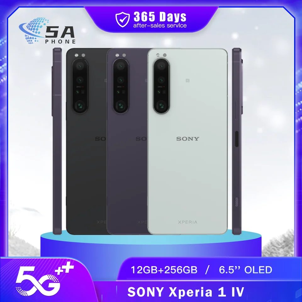 Original Sony Xperia 1 IV SO-51C 5G Mobile Phone 12GB+256GB NFC