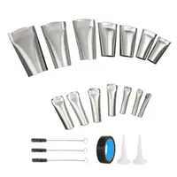 Silicone Cartridge Tips Stainless Steel Replacement Caulking Nozzle Tips Finisher Effective Versatile Sealant Finishing Tool For 1