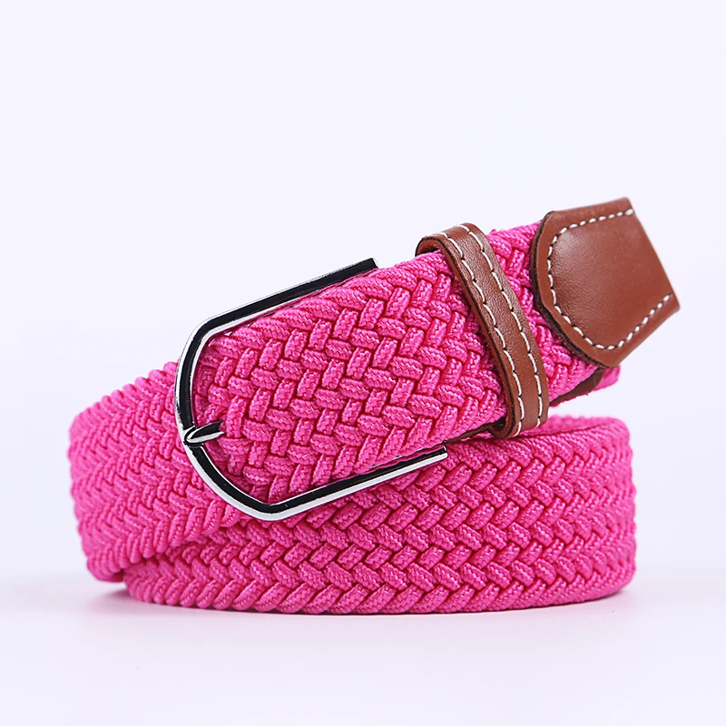 Unisex Eco-Friendly Stretch Belt with Pin Buckle - Versatile Design in 60 Colors