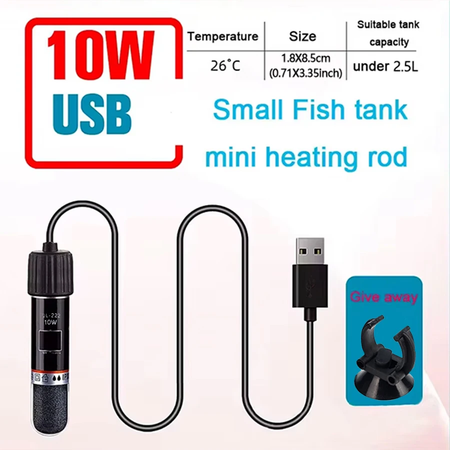 USB Mini Aquarium Heater 2