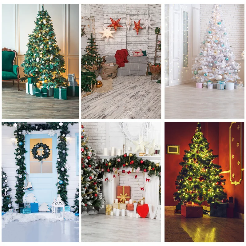 

ZHISUXI Christmas Theme Photography Background Snowman Christmas tree Children Backdrops For Photo Studio Props 21923 JC-02