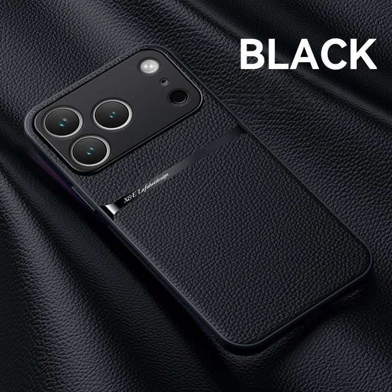 Luxury Shockproof Leather Magnetic Phone Case - Premium Back Cover