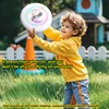 Noctilucence Colorful Flying Saucer Outdoor Leisure Toys Portable Game Flying Disc Competitions Sport Led Luminous Beach Frisbee 4