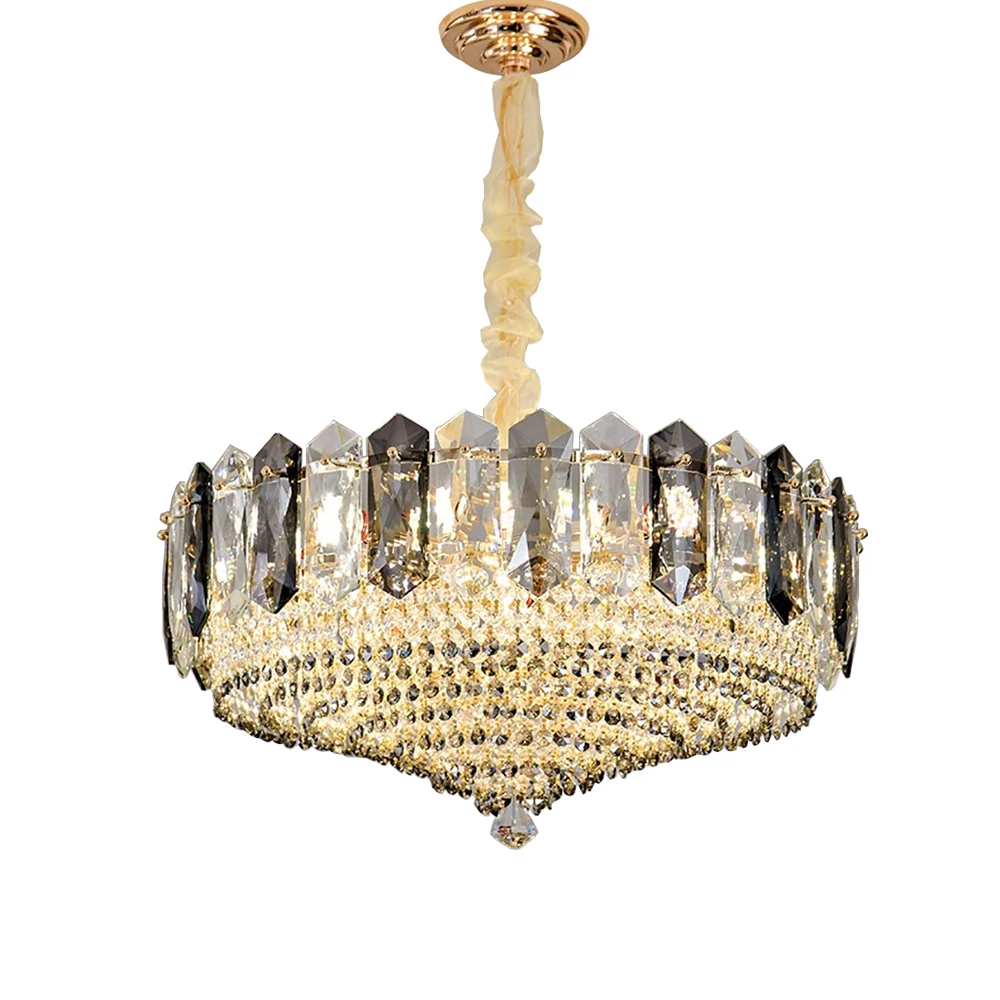 

Nordic Crystal Ceiling Chandeliers Home Decoration Light Fixture Lamparas Lustre Led Living Room Hanging Lamps Luxury