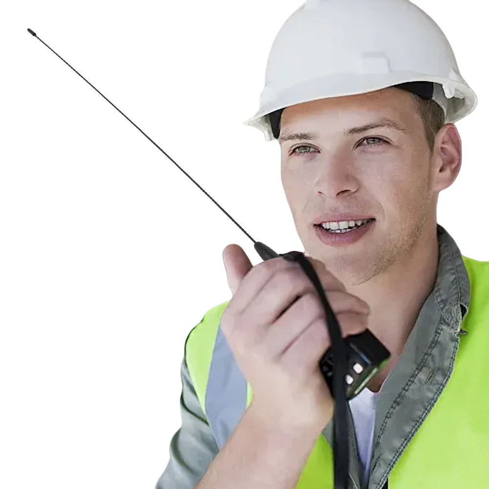 RH771S 144/430MHz Dual Band UHF VHF Titanium Alloy Whip 2.15/3.4dB High Gain  Portable Walkie Talkies Antenna SMA-Female