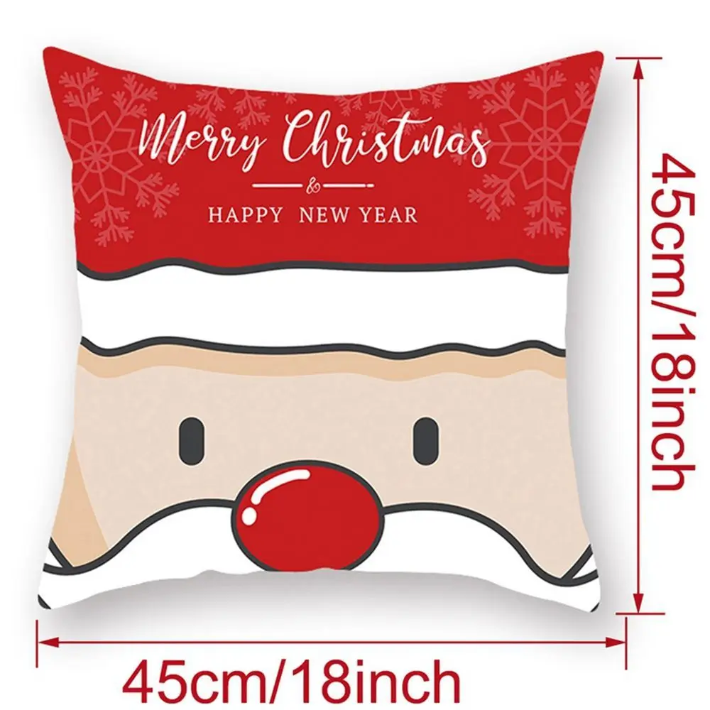 Elk Pillowcase Christmas Decor For Home Xmas christmas pillow cases Cushion Cover Christmas Decorations Christmas Ornaments