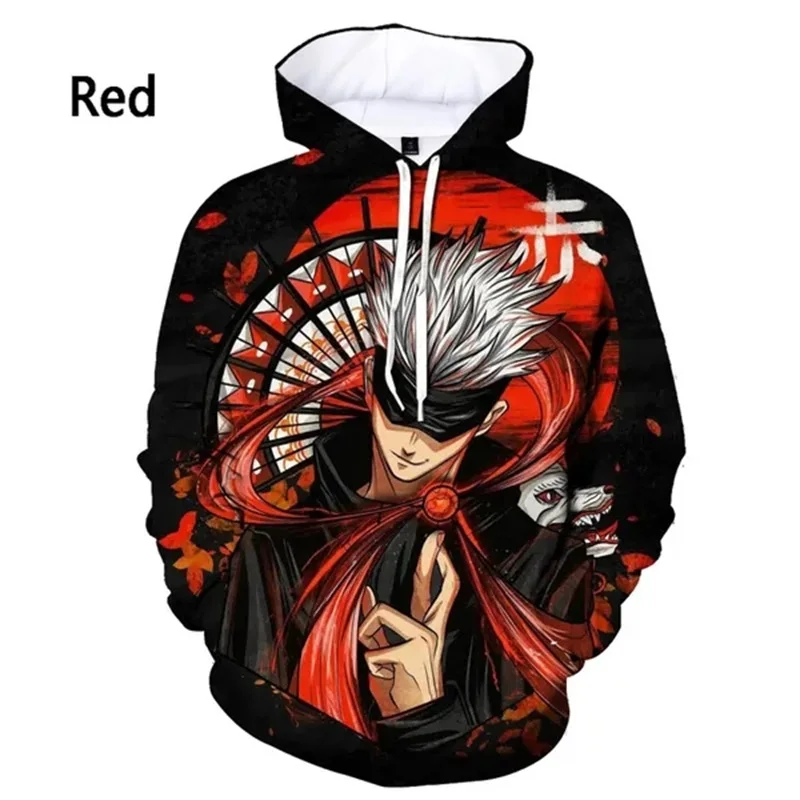 

New Anime Jujutsu Kaisen Hoodie For Men Wome 3D Printed Casual Pullovers Sweatshirt Kids Oversized Hoody Sportwear
