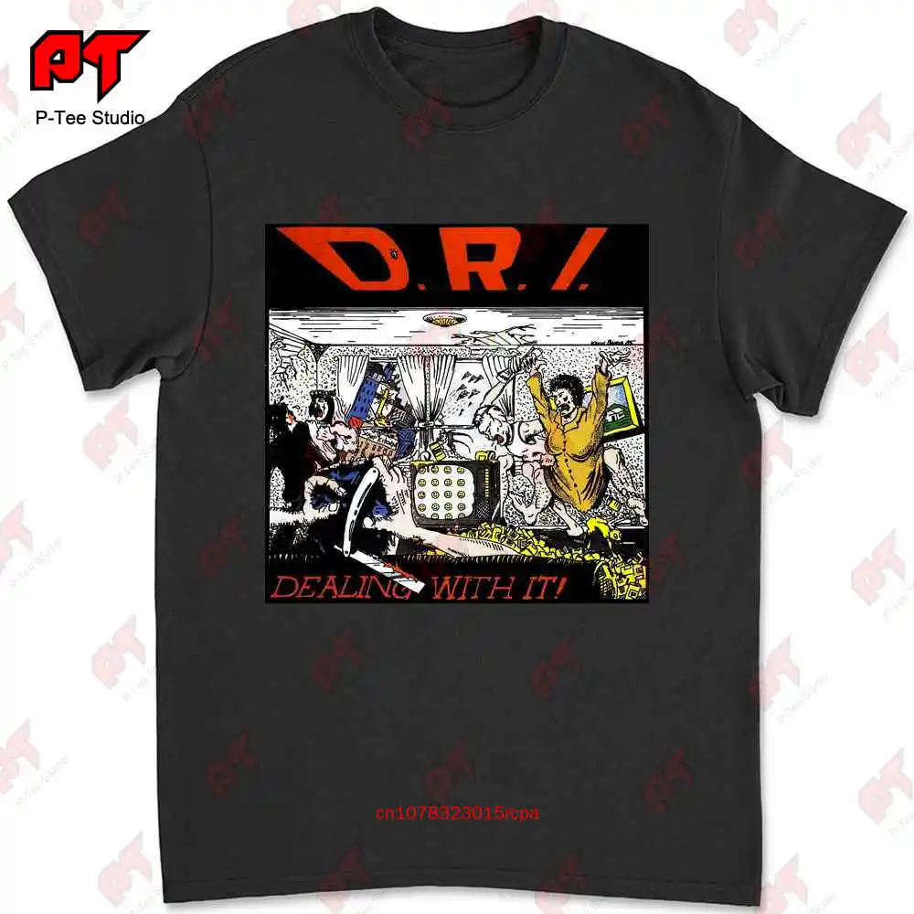 

D.R.I, черная футболка с надписью Thrashblack 93TL