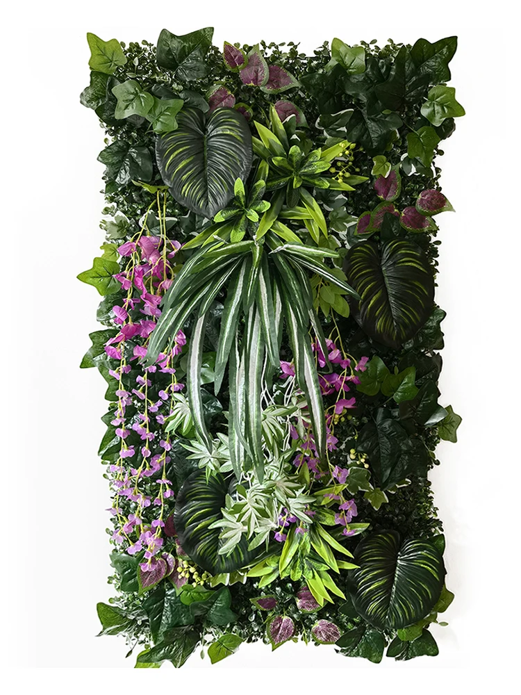3d neue 50*100cm künstliche Pflanze Rasen Gras Wand paneel Hochzeit Hotel Hintergrund subtropische Pflanze Garten dekoration