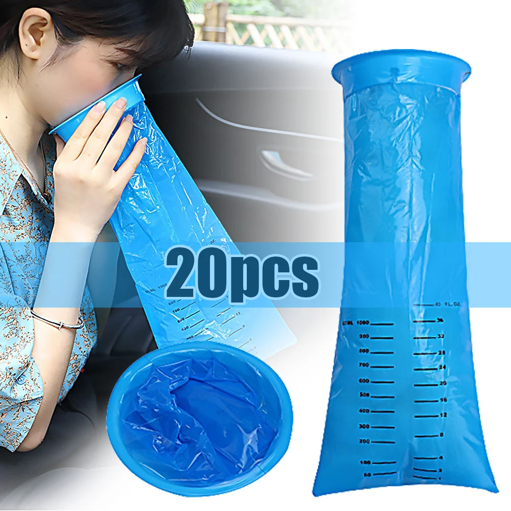 Disposable Vomit Bag for Travel 20Pcs 1000ML