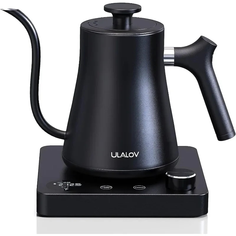 

Ulalov Gooseneck Electric Kettle 1.0L with Temperature Control,Ultra Fast Boiling Hot Water Kettle for Pour-Over Coffee/Tea