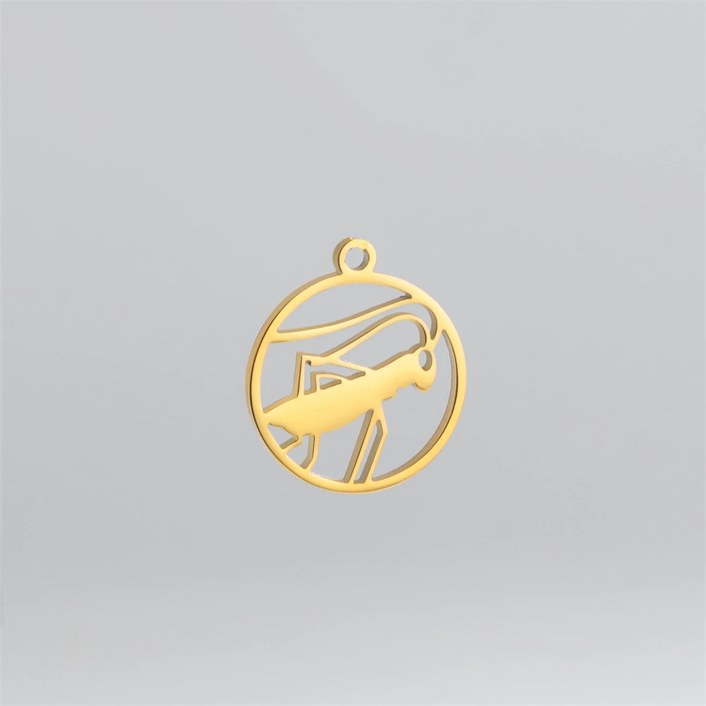 Großhandel 5 teile/los Insekt Cricket Charms Für Schmuck Machen Edelstahl Diy Frauen Halsketten Ohrringe Anhänger Zubehör – Detail 13