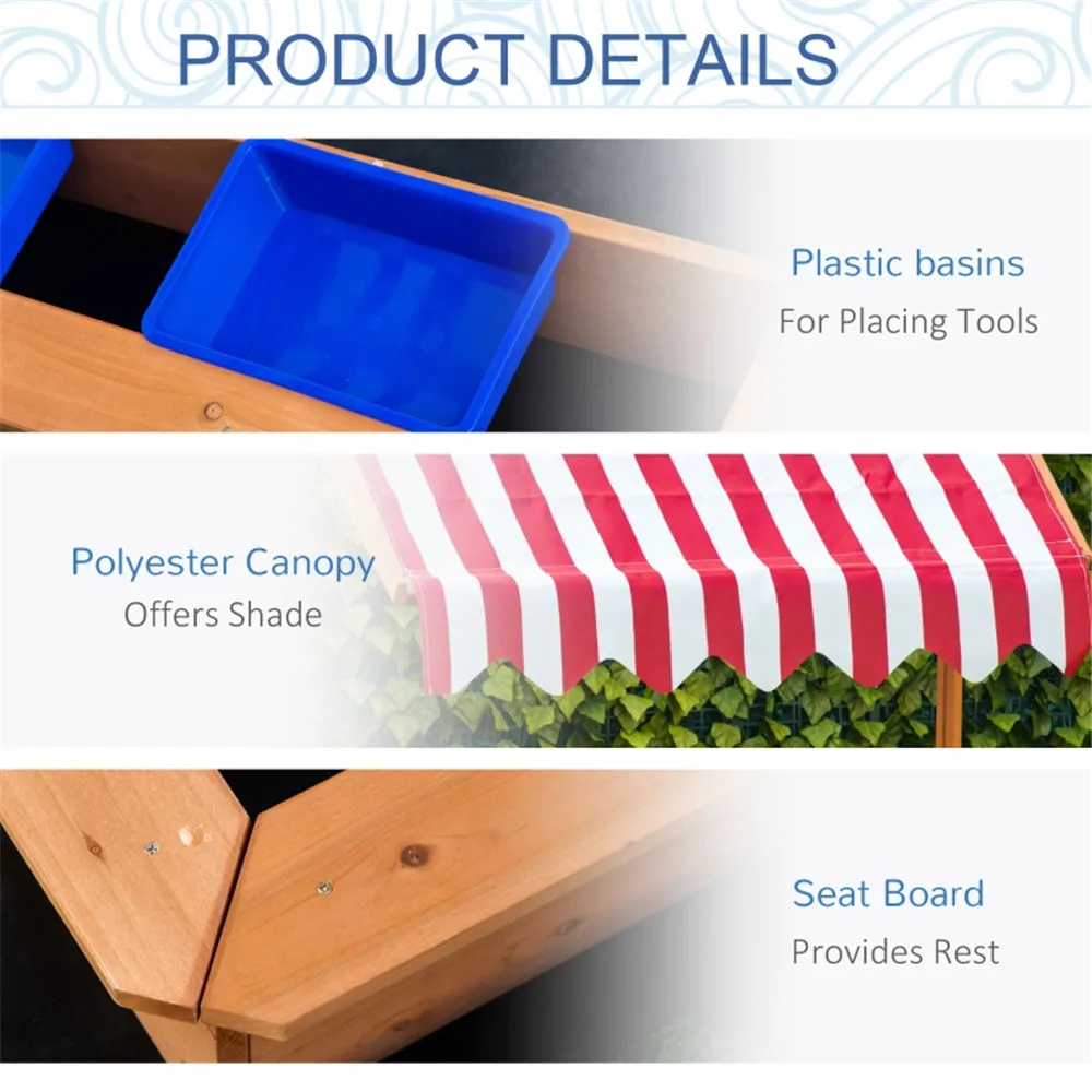 Children's outdoor play sand pool home cassia seed toy sand pool set kindergarten sand pit sandbox amusement equipment 2