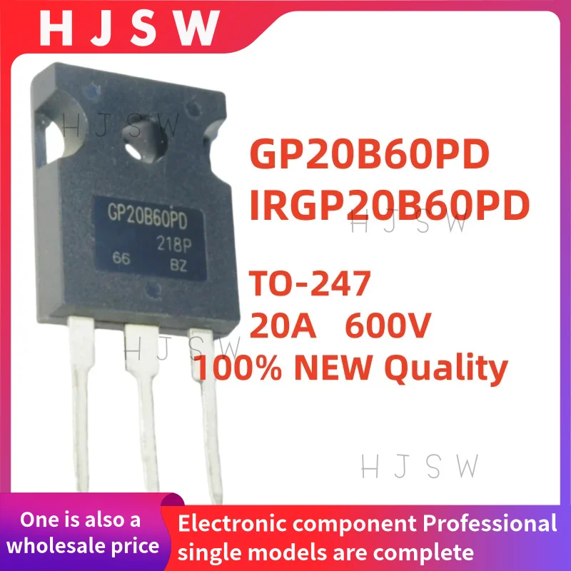 High-Quality 20A 600V IGBT Field-Effect Transistor Pack (5/10/20 Pieces)
