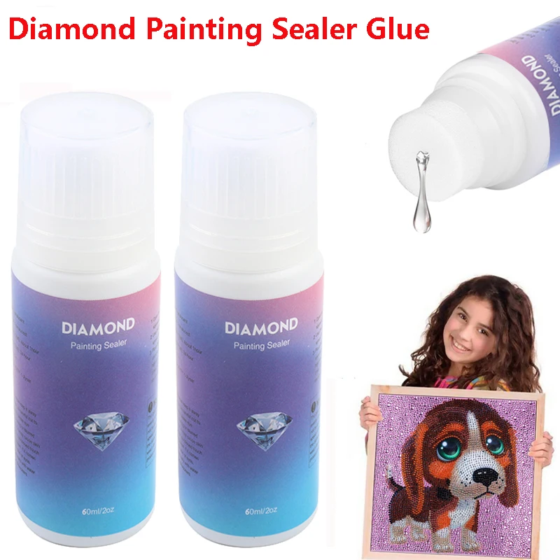 60ml/120ml Diamond Painting Sealer 5D Diamond Painting Art Glue Permanent  Hold & Shine Effect Sealer Diamond Painting Puzzle - AliExpress