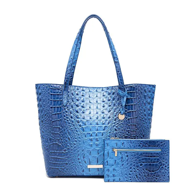 Luxury Brand Women's Bag Multicolor Brahmin Crocodile Women's Shoulder Bag Europe And America Large Capacity Tote Bag For Women
