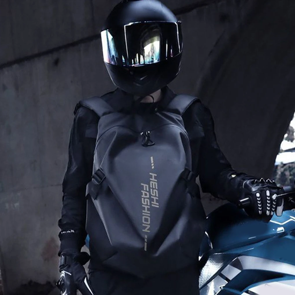 Waterproof Motorcycle Helmet Bag Motorcycle Cycling Large Capacity Helmet Storage Bag Business Travel Laptop Backpack
