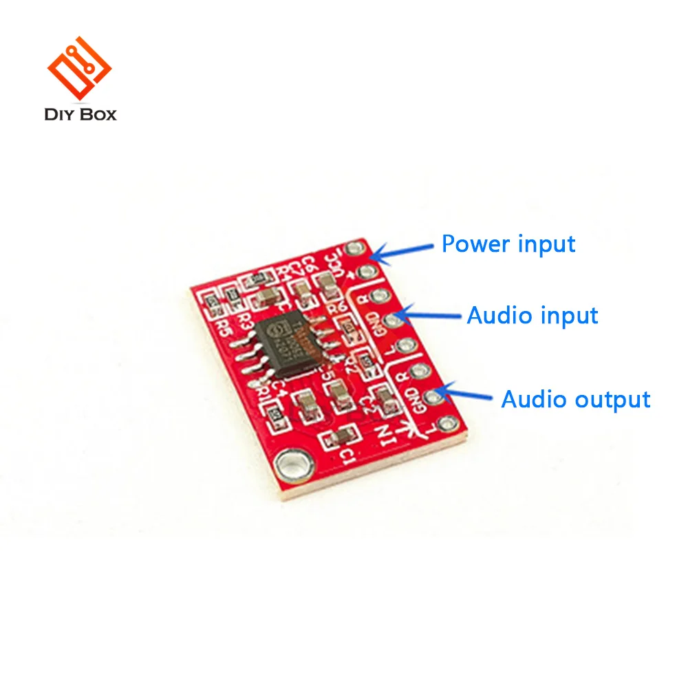 Audio Amplifier Board Mini TDA1308 Headphone power Amplifier Board module Audio Preamplifier 3V-6V Class A Class B Stereo Sound Board Low Power AMP audio amplifier board pre amplifier