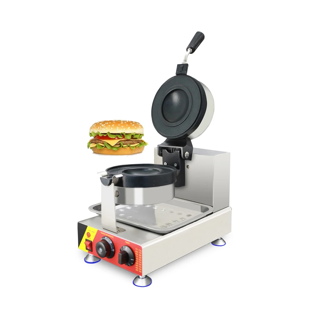 South Korea Germany Press Donut Bun Ice Machine ufo Hamburger Burgers in a ufo Shape Make Burger Cooker Ufo-burger-maker-machine