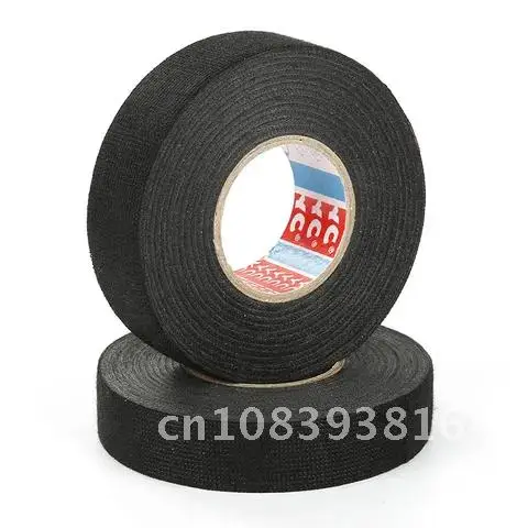 

Flame Retardant Black Velvet Wiring Bundle Adhesive Cloth Fabric Electrical Tape Wiring Loom Harness 15m 30mm 25mm 19mm 15mm 9mm