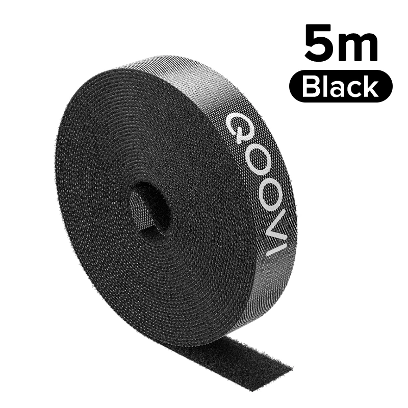5m Black Velcro