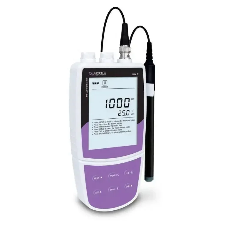 Outdoor Testing Portable Fluoride Chlorine Analyzer Ion Meter Tester Price